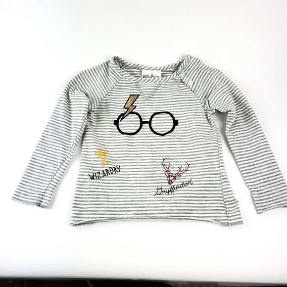 Harry Potter Long Sleeve Top 18 Month with Elbow Patches SO CUTE! - Picture 1 of 5